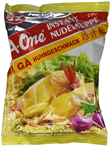 A-ONE Instantnudeln Huhn 10er Pack (10 x 85 g Packung)