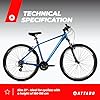 ATTABO Vélo Homme Alpe 1.0 avec Cadre Aluminium 21" Guidon Ergonomique V-Brake Bleu Vélo de Montagne avec Roues 29" avec Accessoires Selle Réglable Dérailleur 21 Vitesses #4