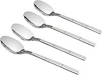 Vista 1 de Cuchara de postre de acero inoxidable, juego de 12