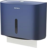 Vista 13 de Dispensador de toallas de papel para montaje en pared, dispensador de toallas de papel multipliegue con cerradura de llave, soporte comercial