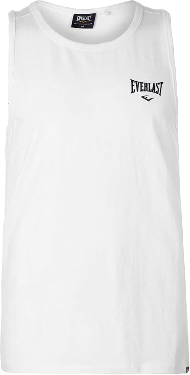 Everlast - Camiseta de tirantes - Sin mangas - para hombre Bianco X-Large:  Amazon.es: Ropa