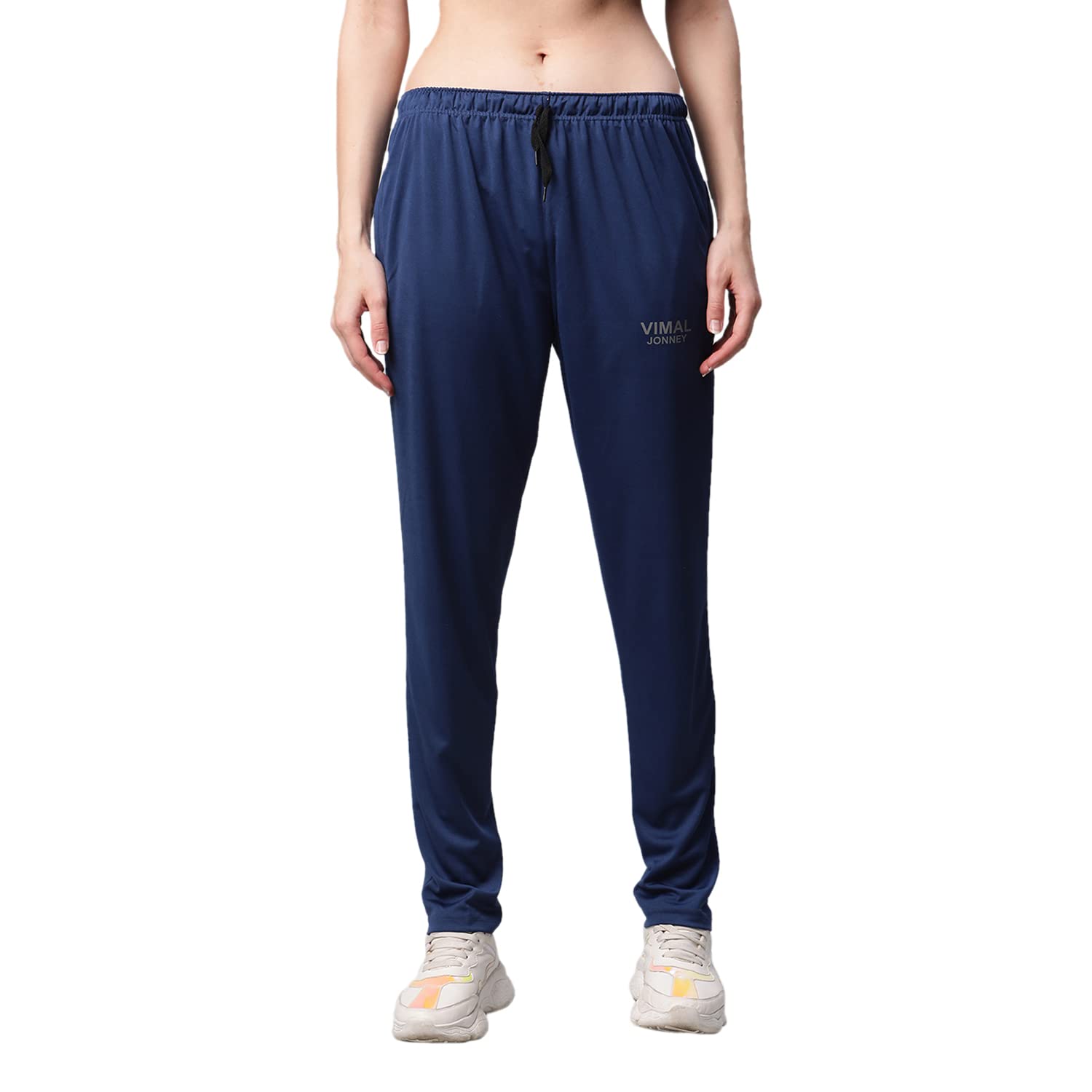 Mack JONNEY Dryfit Lycra Solid Multicolor Trackpants for Women (Pack of 3)-Dryfit_D10_BLK_BLU_L.Gry_003-XL 2