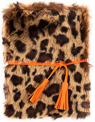for Papyrus Faux Fur Leopard Print Journal