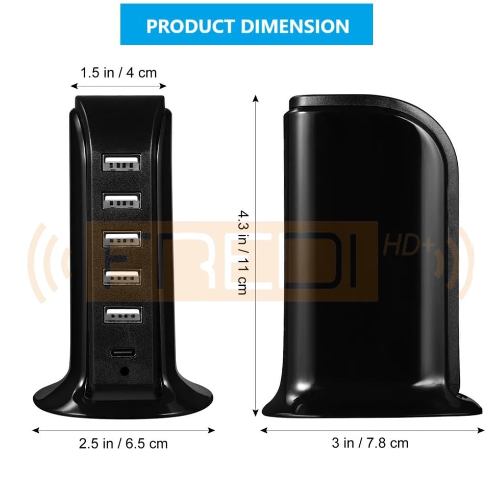Image of FREDI HD PLUS WiFi Charger Camera 1080P | Hidden Indoor Security Camera | Live View Anywhere Mobile | Motion Detection | Loop Recording | 32GB Inbuilt | Smart Security Camera