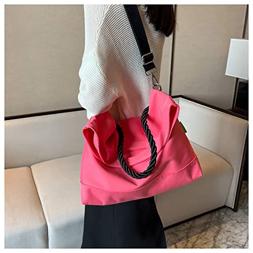 Image of Women Shoulder Bags Canvas Tote Bag Handbag Large Hobo with Pockets Work Bags for Women and Men