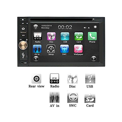 Ezonetronics Car DVD CD MP3 Player AM/FM Car Stereo Radio Hands Free USB/SD