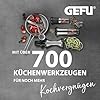 Zesteur GEFU Certo - Acier Inoxydable Noir, Pour Zestes D'agrumes Fins, Avec Ciseleur Intégré Et Manche Ergonomique