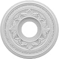 Ekena Millwork CMP13BA Baltimore Thermoformed PVC Ceiling Medallion (Fits Canopies up to 5 1/4"), 13"OD x 3 1/2"ID x 3/4"P
