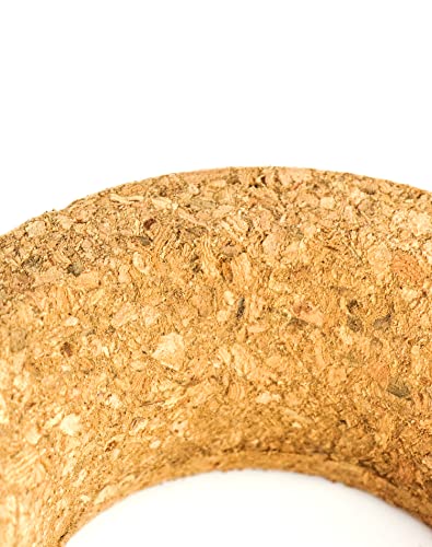 Qwork Lab Flask Support Cork Stand, 4 Pcs 110Mm Diameter Round Bottom Holder For 250-2000Ml Flasks #TOP3