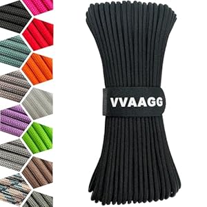Vvaagg Black Lina Paracord 453 kg