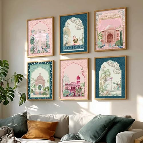Image of kotart - Pichwai wall Art Paintings with Frame for Home Decoration - Painting for Living Room Bedroom Office Wall hanging frames - (10X13 INCH, F)