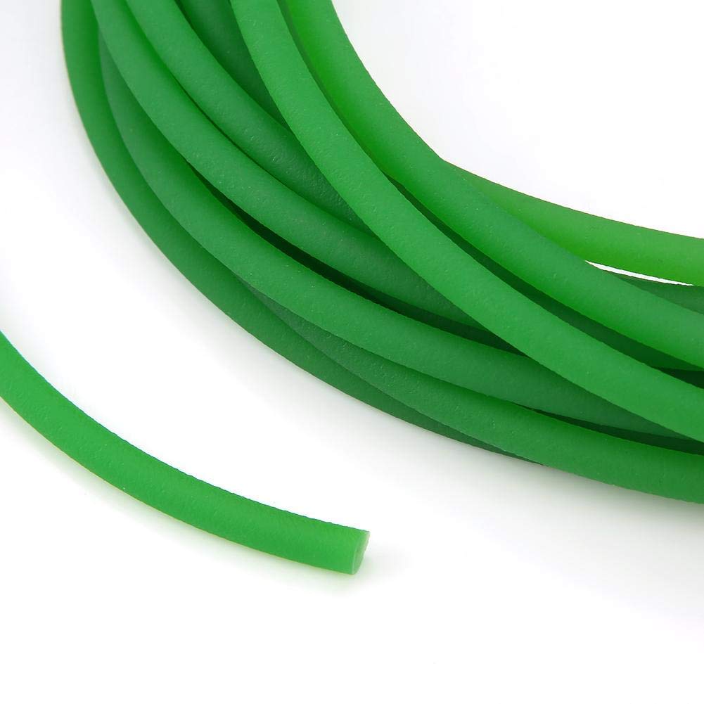 Correa de poliuretano PU 6mm x 10m para transmisión, superficie rugosa verde