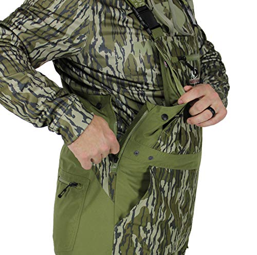 EHG Elite Sierra All Season Waterproof 3-N-1 Camo Hunting Bib with removable insulated liner (MO Bottomland, S) - Thumbnail 4