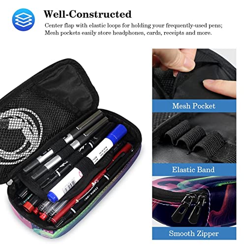 Cartable enfant multicolore avec trousse, sac à dos ergonomique pour soulager le dos des élèves