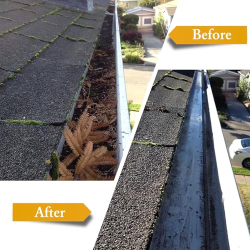 Laiamer GUTTER BRUSH-Y6 Cleaning Tools From The Ground, 8.2Ft Gutter Cleaner With 2 Gutter Cleaning Brush, Roofing Tool Rain Gutter Guard Cleaner Tool thumb #5