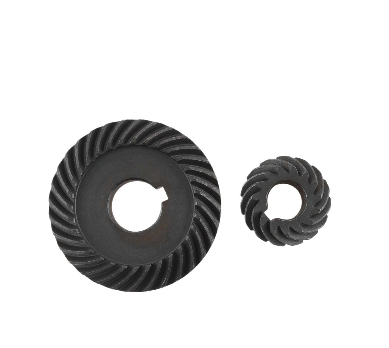 Bevel Gear Pinion Hardware Mechanical 2pcs Teeth 32/15 Metal Angle Grinder Ring Gear Pinion Gear Set for 125 Bevel Gear Angle Grinder Polishing Machine Accessories