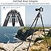 Compact Carbon Fiber Tripod – Heavy Duty 40mm Leg Tubes, Max Height 63.6in/162cm, Stable and Lightweight Travel Stand for DSLR, Video Cameras, Max Load 40kg, Portable for Photography Video Shooting