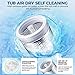 Nictemaw Portable Washing Machine, 20Lbs Capacity Full-Automatic Portable Washer, 2.8Cu.ft Washer and Dryer Combo with Drain Pump, 10 Programs & 8 Water Levels for Apartment, Dorms, RV