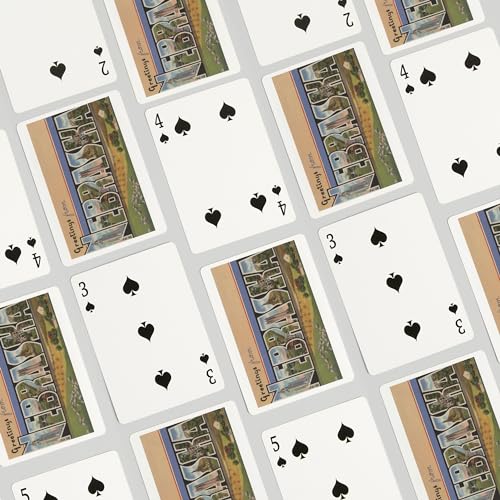Naipes de poker Nebraska Lantern Press, 52 cartas miniatura 4