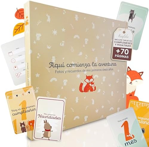 Gifts for Newborns. Photo Album Baby Album Baby First Year with M...