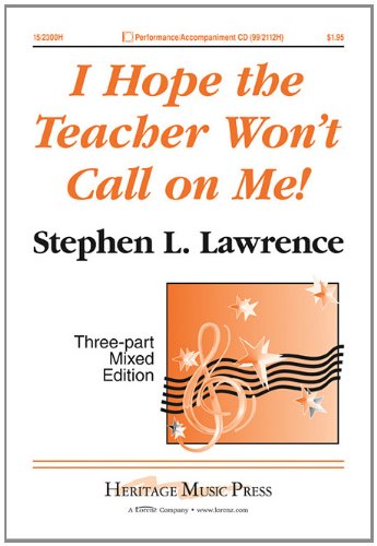 I Hope The Teacher Won't Call On Me vêtement enfant pour vaincre la timidité en classe