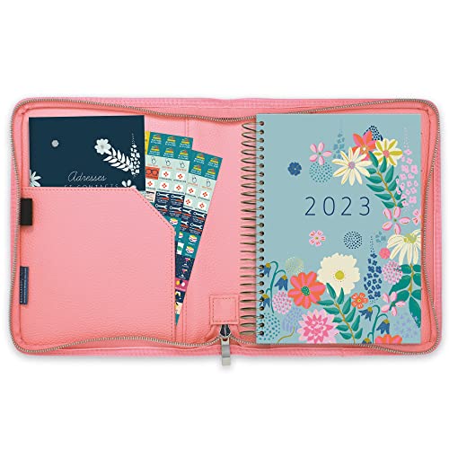 Boxclever Press Mon Agenda Au Quotidien A5 Agenda 2022 2023 avec porte documents de luxe. Agenda 2022 2023 semainier mi-août 22 à dec 23. Agenda scolaire 2022 2023 avec listes. (Rose Orchidée) Cover