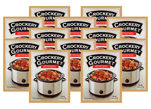 Crockery Gourmet Seasoning Mix for Beef, 2.5-Ounce Packets (Pack of 12)