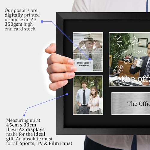 Affichage photo signé The Office US sous cadre A3 le cadeau idéal pour fan de série TV - 3