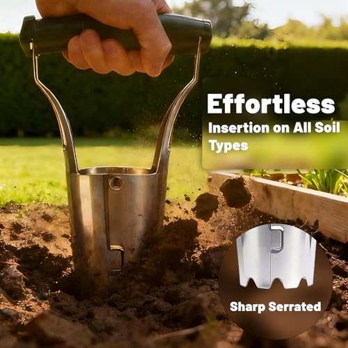 image for Corundara Bulb Planter Tool for Daffodil Bulbs - Tulip Bulb Planting T