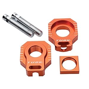Tusk Racing Axle Block Orange For Ktm 300 Xc-W 2006-2007 12 51n31ex3ocl. sl500 . ss300