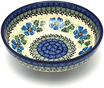 Polish Pottery Bowl - Contemporary Salad - Morning Glory