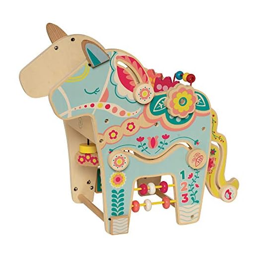 Manhattan Toy Playful Pony Wooden Toddler Activity Center