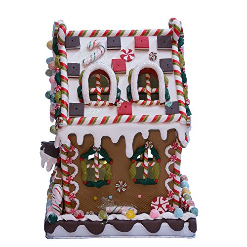 Kurt Adler 8 5/8-Inch Claydough And Metal Candy House With C7 Ul Lighted Decorations #TOP10