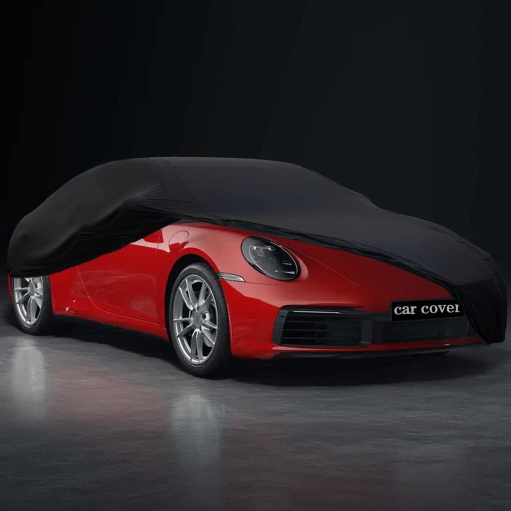 Indoor Full Car Cover Compatible with Porsche 911 992 991 997 996 Series (1999-2025) & Boxster Cayman 718 981 987 986 Series (1996-2025), Dustproof All Weather Protection