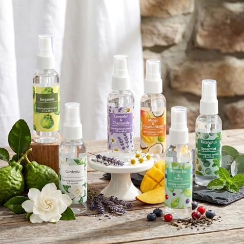 Image of 6 Pcs Hydrating Hand Washing Spray Scented Hand Washing Spray Travel Size 2 Fl oz Portable Pocket Bottle Mist Gently Cleans Dirt for Adults Office Family School Travel Sensitive Skin
