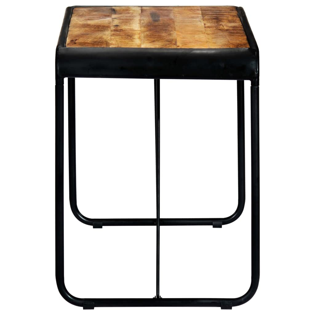 Tavolo da pranzo in legno di mango massiccio 118x60x76 cm con gambe in