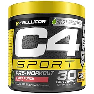 Pre-workout Powder C4 Sport Fruit Punch | Pre-workout Energy Drink Supplement | 135 mg Cafeïne + Bèta-alanine + Creatine | Informed Sport-gecertificeerd | 30 Doseringen