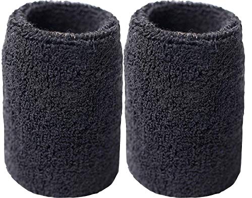 Image of Play2Fit 4 Wristband (2 Pair) Soft Sweatband for All Sport, Stretchable, Sweat Absorbent Supports Wrist Made in India (Multicolor3, 5 Inch)