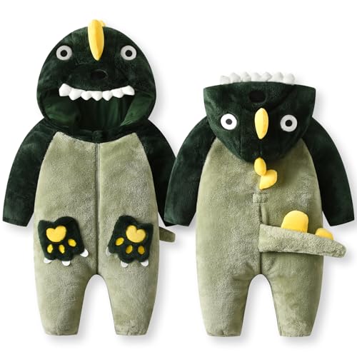 Disfraz de dinosaurio para bebé unisex miniatura 5