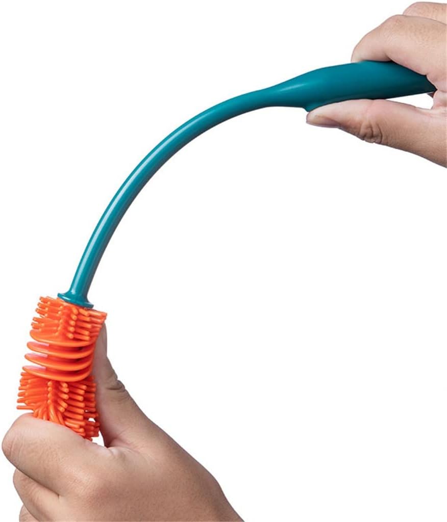 Cup Brush Long Handle Rotating Silicone no Dead Angle Bottle Household Cup Washer Water to Tea Stain Cleaning