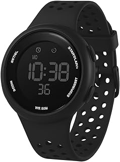Shocknshop Shocknshop Digital Sports Multi Functional Black Dial Watch for Men Boys -WCH79 (Black Dial and Strap)