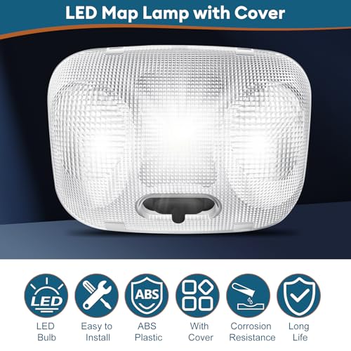F37Z-13776-B LED Map Lamp Assembly con Cover para Ford miniatura 3