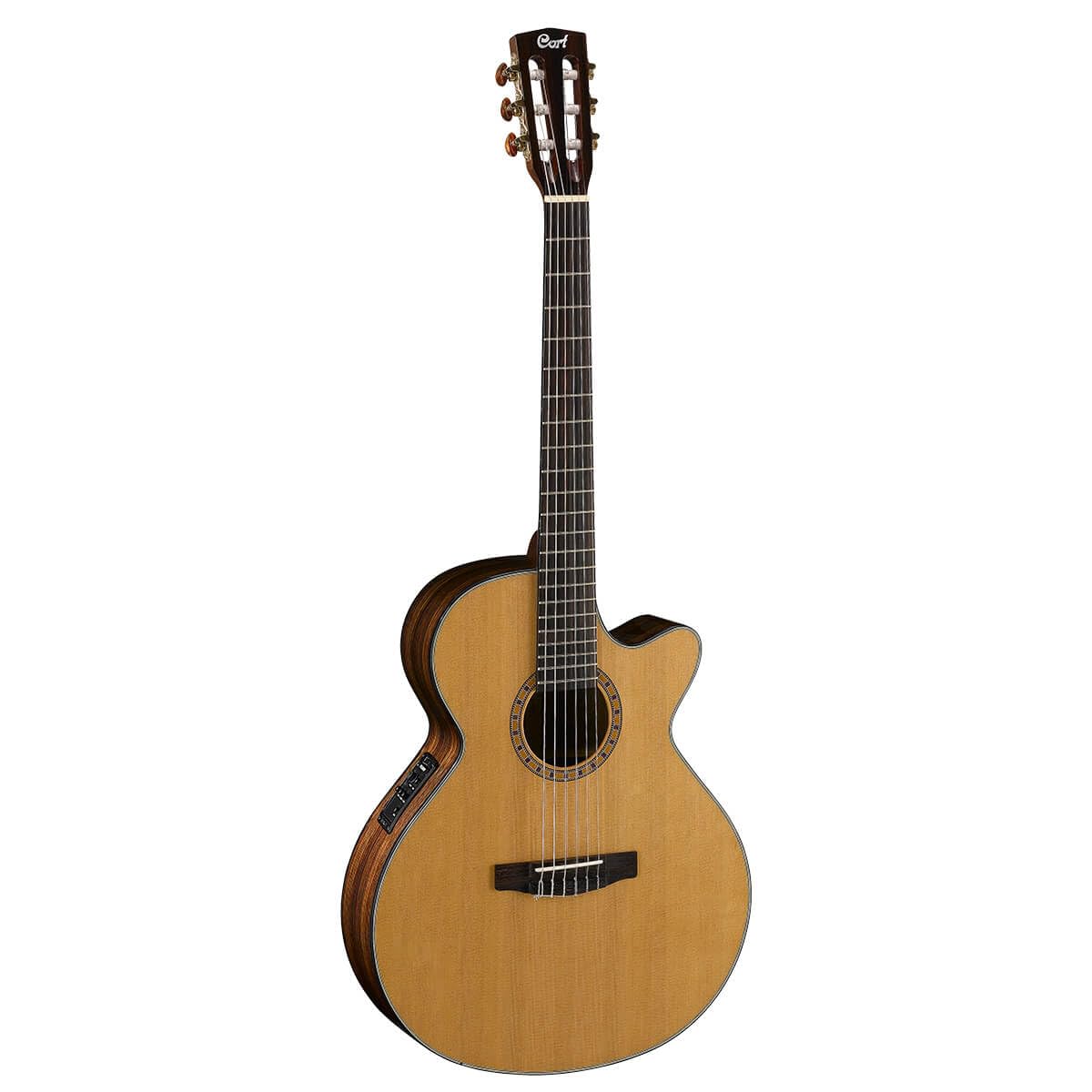 Cort Cec7-Nat Elektro Klasik Gitar