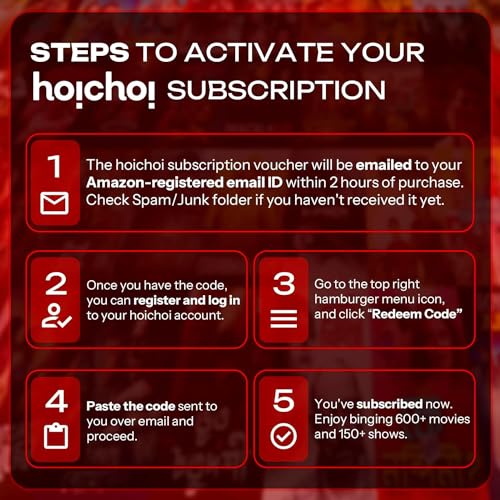 Image of HOICHOI TV Subscription 12 Month Plan| 600+ Bengali Movies 150+ Bengali Shows| 5 Devices| 2 Streams| (Email Delivery of Subscription Voucher in 2 Hours)