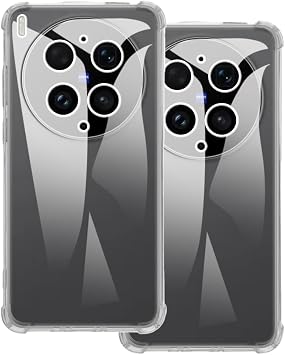 2 Pack TPU Case Compatible with Vivo X300 Ultra 5G - Clear + Clear
