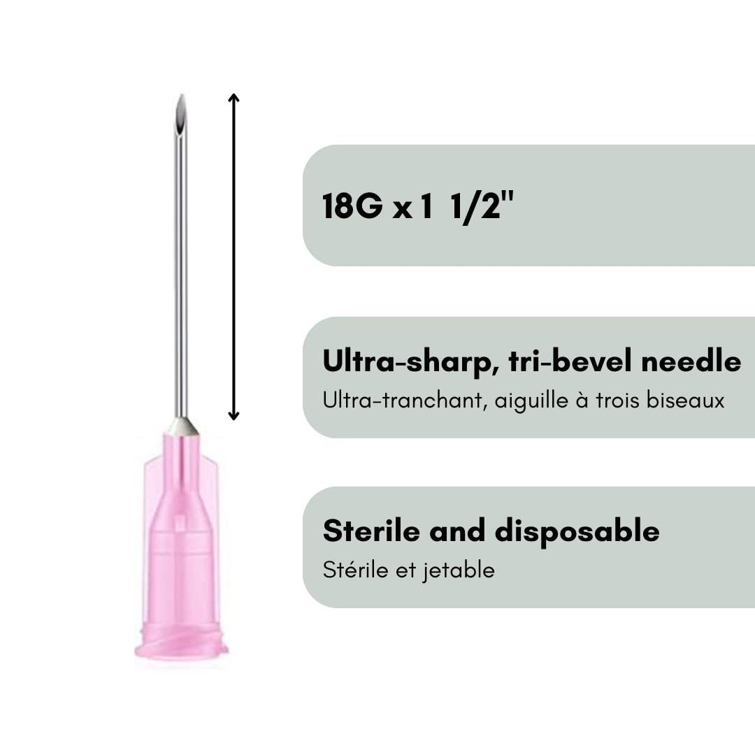Veterinary Hypodermic Needles - 100/Box -2