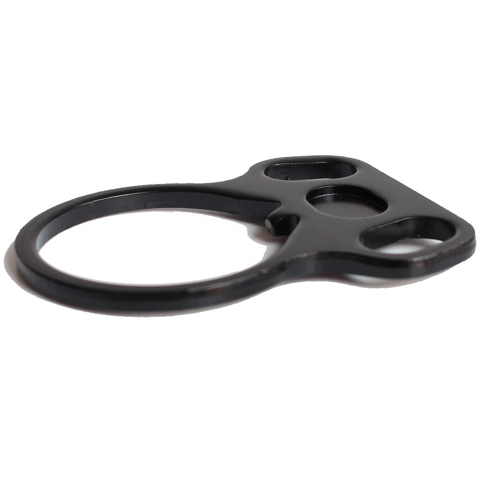 NOGA Nero Tattico Ovale Single Loop End Plate Lato Side Sling Adattatore Ambidestro Destro Mano Accessori per la Caccia di Caccia