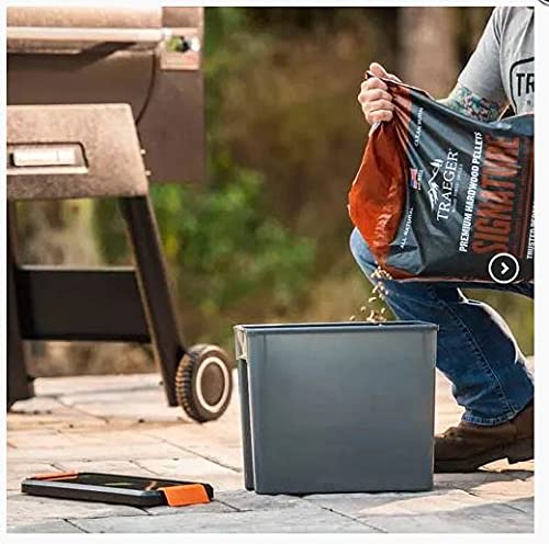 Rck Sales Plastic Smoker Pellet Storage Bin And Lid 22