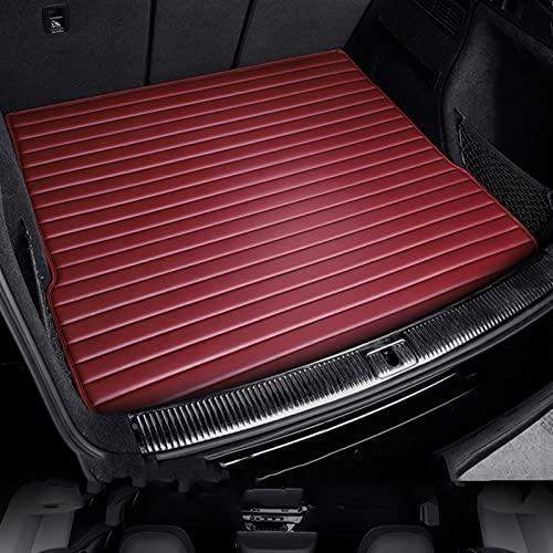 Tapis protection coffre BMW Série 4 F44 G42 sur mesure luxe capitonné couleur vin rouge
