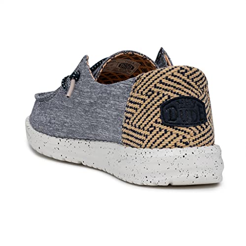 Image of HEYDUDE Women's Wendy Chambray | Women's Shoes | Women's Lace Up Loafers | Comfortable & Light-Weight